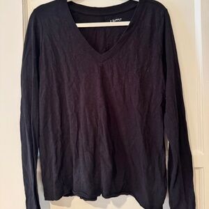 Z Supply Vail Long Sleeve Tee - Black